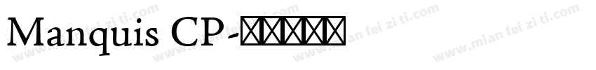 Manquis CP字体转换